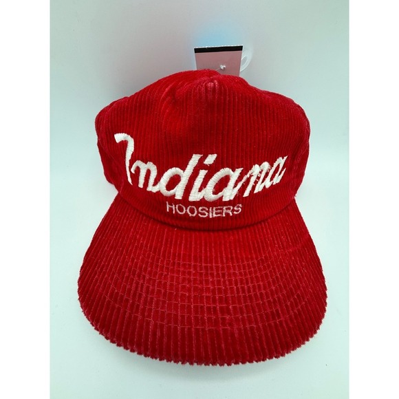 sport specialtist Other - Vintage Indiana Hoosiers Corduroy Hat Cap Red White Collegiate NCAA